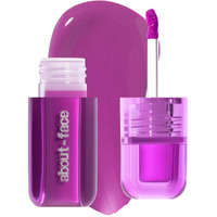 About-Face Blush Rush Liquid Blush - Hydrating, Buildable Formula With Jojoba Oil, Hyaluronic Acid, And Squalane - Long-Lasting Dewy Finish - Vegan & Cruelty-Free(Jump Start - Vivid Lilac)