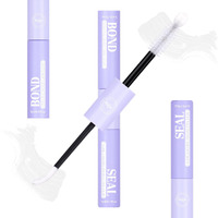 Mavphnee Lash Bond And Seal Clear Eyelash Glue Strong Hold Bond And Lock Waterproof Cluster Lashes Glue Diy Lash Extensions Sensitive Eye Eyelash Adhesive With Lavender Essential Oil
