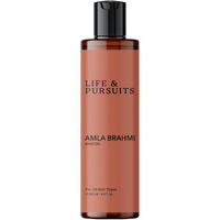 Life & Pursuits Amla Brahmi Oil For Healthy Hair & Scalp - 6.8 Oz Natural, Indian Ayurveda Blend With Coconut, Castor, Sesame, Triphala, Gotukola