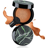 Mushroom Head Air Cushion Cc Cream Foundation Full Coverage Moisturizing Oil Control Waterproof Long-Lasting Even Skin Tone Natural Cream Foundation For Mature Skin (Deep)