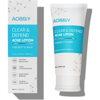 Butt Acne Clearing Treatment Cream: Clears & Prevents Breakouts Fast - Gentle Body & Back Lotion For Clogged Pores, Folliculitis & Bumps, 2% Salicylic Acid & Niacinamide, Ideal For Women, Men & Teens