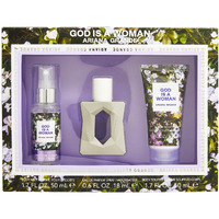 Ariana Grande God Is A Woman Gift Set - Includes Eau De Parfum, Body Lotion, Body Mist