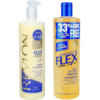 Rev-Lon Flex Body Building Protein Shampoo & Conditioner, 20 Fl.Oz. Each Combo Pack