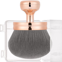 Yoseng Extra Large Body Makeup Brush For Self Tanner - 74Mm Wide-Headed Vegan Kabuki Brush For Body Makeup, Tanning & Shimmer | Big Fluffy Bronzer Brush With Protective Travel Cover