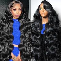 Xiayume 34 Inch 13X6 Lace Front Wigs Human Hair 200% Density Body Wave Hd Lace Front Wigs Human Hair Pre Plucked Glueless Wigs Human Hair For Women With Baby Hair