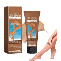 Waterproof Leg Makeup No Transfer - Body Scar & Leg Vein Cover Up For Black Skin, Tattoo Concealer For Varicose Veins (Brown Glow)