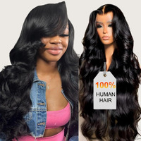 Hot Star 13X6 Body Wave Lace Front Wigs,100% Real Human Hair [2-Year Life], Hd Human Hair Lace Front Wigs For Black Women Glueless Wig Human Hair Pre Plucked With Baby Hair 26 Inch 200% Density