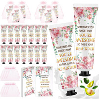 Swiffen 24 Sets Baby Shower Hand Cream Bulk Shower Inspirational Favors Bridal Thank You Appreciation Hand Cream For Guests Travel Size Lotion With Organza Bags