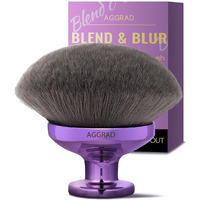 Ultra Large Body Makeup Brush Self Tanner Kabuki Foundation Brush For Leg Face Makeup, Back Lotion Sunscreen Applicator Self Tanning Bronzer Blending Brush For Beauty Body Coverage Perfector, Violet