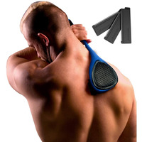 Bakblade 2.0/Elite Plus - Back Hair Removal And Body Shaver (Diy), Easy To Use Ergonomic Handle For A Close, Pain-Free Shave, 3 Of The Wet Or Dry Disposable Razor Blades, Scrubbing Sleeve Included