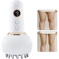 Yuonry Lymphatic Drainage Massager & Anti Cellulite Massage Tool, Helps Reduce Stretch Marks & Cellulite, For Legs, Arms & Belly, Body Sculpting Machine With Microcurrent, Light, Heat & Vibration