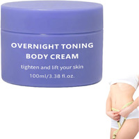Beibreeze Overnight Toning Whip, Anti-Wrinkle Skin Tightening Gel,Overnight Toning Body Firming Cream, Body Firming Whip That Works While You Sleep, Suitable For All Skin Types (1 Bottle)