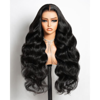 Megalook Hair 30 Inch Lace Front Wig Human Hair Glueless Wear And Go 13X6 Body Wave Hd Lace Front Wigs Pre Plucked Pre Cut Ear-To-Ear Frontal Drawstring Wig Human Hair With Tapes 220% Density