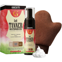 Goerti Self Tanner Watermelon Tanning Mousse - Natural Sunless Bronzing Foam, Streak-Free & Fast-Drying, Hydrating Fake Tan With Mitt For Face & Body - 200Ml