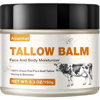 Asumtal Tallow And Honey Balm - Beef Tallow For Face & Skin Moisturizer, Deep Hydration For Dry & Sensitive Skin, Multi-Use Hydration For Night Cream & Full Body Care (5.3 Oz)