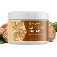 Concealing Caffeine Cream For Cellulite Reduction - Ultra Moisturizing Cellulite Cream For Thighs Butt And Belly With Rich Shea And Cocoa Butter - Light Scented Vegan Firming Body Lotion For Women