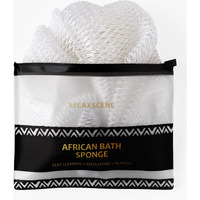 African Net Sponge Authentic - Exfoliating Back Scrub Bath Sponge With Knots - Afro Scrub Body Scrubber Exfoliator Washcloth - African Body Care Daily Use Shower Essentials