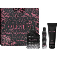 Valentino Born In Roma Uomo Eau De Toilette 3-Pcs Gift Set (Eau De Toilette 3.4 Fl Oz + Body Wash 2.5 Fl Oz + Travel Spray 0.5 Fl Oz)