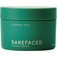 Barefaced Glow Peel Pads (60 Count) - Deep Exfoliating Face & Body Pads With 15% Glycolic Acid, Squalane & Vitamin E - Smooths Texture, Reduces Breakouts & Fine Lines