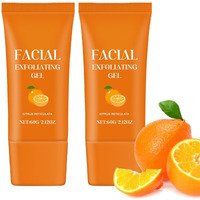 Facial Exfoliating Gel, Purifying Exfoliating Gel For Face And Body Skin Repair, Orange Enzyme Hydrating Facial Scrub, Moisturizing, Cleansing And Rejuvenating (2)