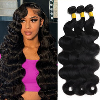 14A Brazilian Body Wave Bundles Human Hair 28 30 32 Inch 100% Real Raw Virgin Human Hair Bundles Body Wave 3 Bundles Human Hair Extension Natural Color(28 30 32)
