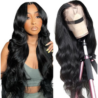 Ultraflower 13X6 Hd Lace Front Wigs Human Hair 200% Density Body Wave Lace Front Wigs Human Hair Pre Plucked With Baby Hair Frontal Wigs Glueless Brazilian Virgin Human Hair Wigs For Women 20 Inch