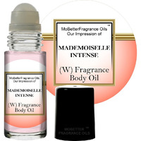 Mobetter Fragrance Oils' Our Impression Of Mademoiselle Intense For Women Body Oil Fragrance 1Oz Roll On Glass Bottle