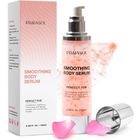 Glossy Smoothing Body Serum For Wrinkles: Crepey Skin Cream For Aging Skin Infused With Hyaluronic Acid, Vitamin E, Glycerin And Shea Butter-Hydrating Nourishing Repairing For Silky Smooth 100 Ml