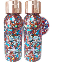 Red White And Blue Body Glitter,4Th Of July Hair Glitter, Usa Flag Pride Face Glitter, Hair Gel For Independence Day Women Reflective Glitters Makeup 4Th Of July Accessories