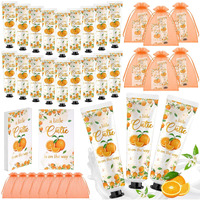 Swiffen 24 Sets Baby Shower Hand Cream Bulk Shower Orange Cutie Favors Bridal Thank You Appreciation Hand Cream For Guests Travel Size Lotion With Organza Bags