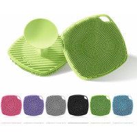 Ariosox Silicone Body Scrubber, Gentle Texture Exfoliating Body Scrubber For Men And Women On Sensitive Skin, Soft Scrubber Produces Rich Form And Builds Up Lather, Getting A Deep Skin Clean (Green)