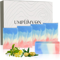 5 Pack Marseille Soap Natural Handmade Soap Bar Cold Process, Unscented Olive Oil Soap Ideal For Face, Body And Shave, Infused 72% Olive And 18% Coconut Oil, Moisturize And Soften Skin, 3.53 Oz
