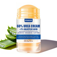 Zyragloz Urea Cream Stick 60% Plus Salicylic Acid 2%, Maximum Strength Urea Foot Cream For Dry Cracked Heels, Feet Callus Remover, Hands Knees Exfoliating Dead Skin, Softening Skin Moisturizer Lotion