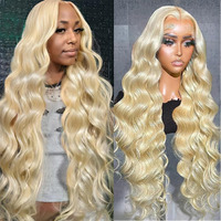 Shengcai 613 Lace Front Wig Human Hair 13X4 Body Wave 613 Hd Lace Frontal Wig Human Hair Pre Plucked With Baby Hair 40 Inch