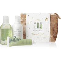 Thymes Travel Set And Beauty Bag - Contains Body Wash, Body Lotion & Hand Cream - Eucalyptus