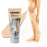 Ocheal Waterproof Leg Makeup Cream, No Transfer Tattoo Cover Up&Scar Concealer, Long Lasting Body Foundation For Flawless Skin, Leg Varicose Vein Cover Up, Suitable All Skin Tones (Nature)