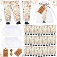 Dansib 48 Sets Baby Shower Hand Cream Party Favors For Guests Gift Bulk Travel Size Hand Lotion Set For Baby Shower Wedding Christmas(Boho)
