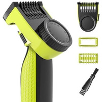 14-In-1 Adjustable Guards Comb, Attachment For Hybrid Electric Trimmer Qp2520 Qp2530 Qp2620 Qp2630, From 0.4 To 10Mm Precision Length, With Body Comb And Skin Guard