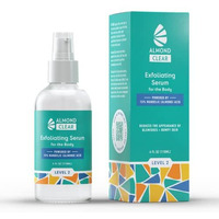 Almond Clear Level 2 Serum | Mandelic Acid Body Serum For Acne, Folliculitis, Aging Skin, Ingrown Hairs, Dark Spots On Face, Chest, Butt, Back, Thighs, Arms | 4 Oz