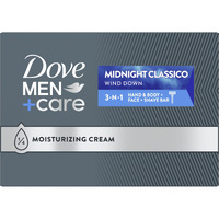 Dove Men + Care Hand & Body Face + Shave Bar Midnight Classico 10 Count For Hydrated, Smooth Skin 3.75 Oz