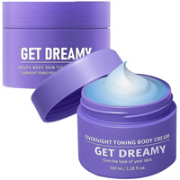 2 Pcs Get Dream Overnight Toning Whip - Body Firming Cream For Women That Works While You Sleep Helps Target The Appearance Of Loose Skin On The Body