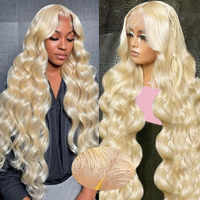 Holiden 250% Density Body Wave Human Hair Wig 5X5 Glueless Wig 613 Lace Front Wig Human Hair 32Inch Blonde Wig Human Hair Hd Lace Frontal Wigs
