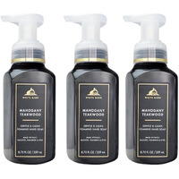 Bath And Body Fresh And Bright Hand Soaps - Set Of 3 Gentle Foaming/Gel Soaps (Mahogany Teakwood - Foam)