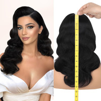 Wignee U Part Human Hair Wig Body Wave | True Curved 14"" Length No Stretching | 100% Unprocessed Brazilian Virgin Hair | 200% Density V Part Body Wave Wigs For Black Women Human Hair Glueless