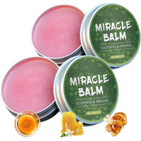Miracle Balm, 2 Pack Organic Miracle Balm, Soothing Cream For Back, Hands And Body, Natural Ingredients Skin Friendly Moisturizing Cream (2 Pack)