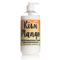 The Lotion Company Kiwi Mango Lotion - 24 Hour Skin Therapy, Full Body Moisturizer With Aloe Vera & Vitamins, Paraben Free, Non-Greasy, Father/Daughter Brand - Made In Usa, 16 Oz