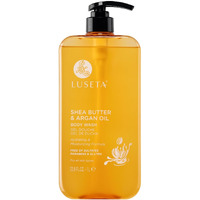 Luseta Shea Butter & Argan Oil Body Wash For Hydrating, Nourishing & Softening, For Daily Moisture, Smoothness & Gentle Cleanse For Dry And Dehydrated Skin, Sulfate & Paraben-Free 33.8Oz