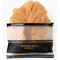 African Net Sponge Authentic - Real African Exfoliating Sponge With Knots - African Net Washcloths For Body Scrubber Exfoliator - Back Scrub For Shower