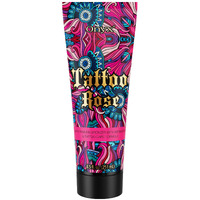 Onyx Tattoo Rose Tanning Bed Lotion & Bronzing Accelerator For Women | Anti-Fade Ink Formula For Radiant Tan & Even Color | Moisturizing & Non-Greasy | Indoor & Outdoor Tanning Lovers | All Skin Types