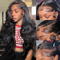 13X4 Hd Lace Front Wigs Human Hair Body Wave Lace Front Wigs Human Hair Wigs For Women 180% Density Lace Frontal Wigs Brazilian Human Hair Wigs Pre Plucked 20 Inch